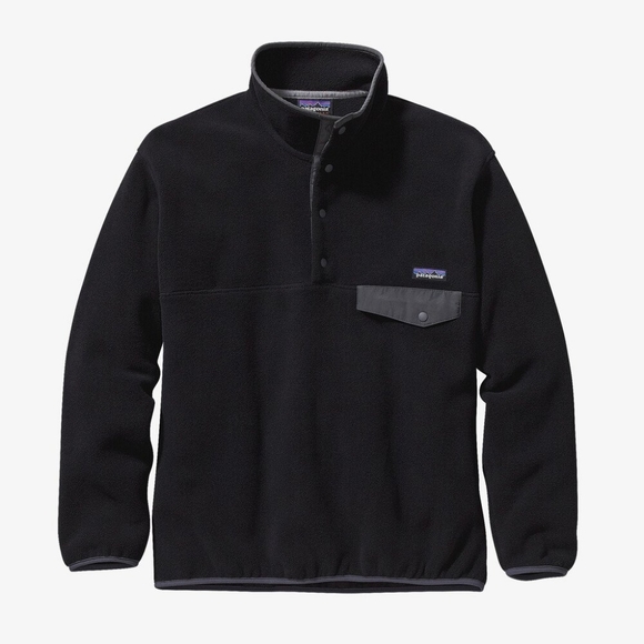 Patagonia Other - PATAGONIA Black Synchilla T Snap Pullover Jacket M